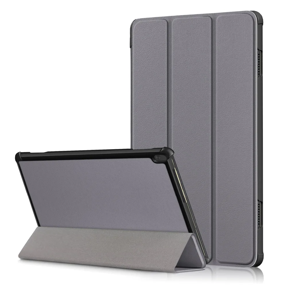 Gligle тонкий кожаный чехол Обложка для lenovo Tab M10 TB-X605 TB-X505 Tab в виде ракушки 1 компл./лот+ Экран пленка+ стилус для сенсорного экрана