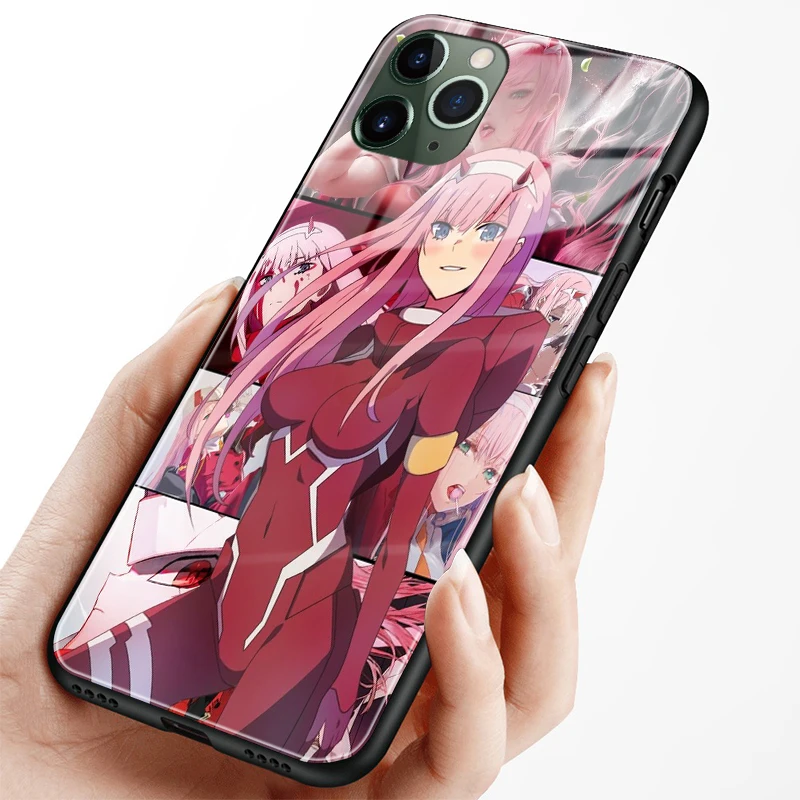 zero two darling and the franxx fanart design Phone case For iPhone SE