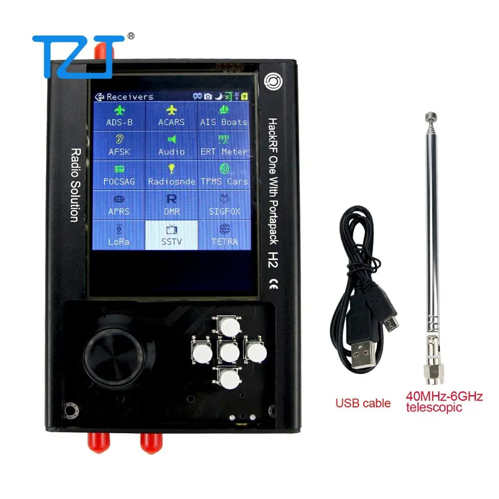 3.2inch PortaPack H2 HackRF 5pcs Antennas  Data