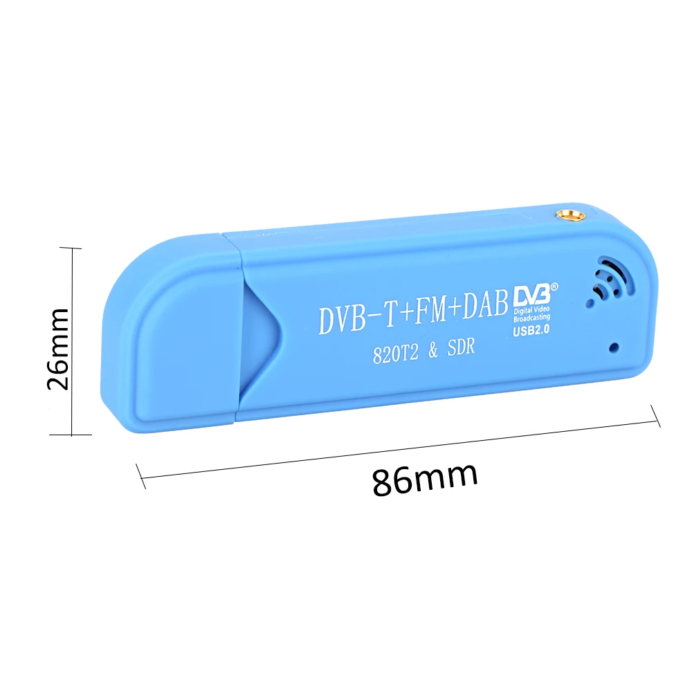 USB 2,0 цифровой сигнал DVB-T SDR+ DAB+ FM TV тюнер вставляемый приемник RTL2832U+ R820T2 для программ записи цифрового видео Радио