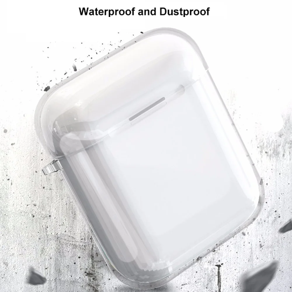 Silicone Cover Case for Apple AirPods 1st / 2nd Generation Anti-fall Scratch Resistant Sticker Bluetooth Case Cover Silicone Cover Case for Apple AirPods 1st / 2nd Generation Anti-fall Scratch Resistant Sticker Bluetooth Case Cover