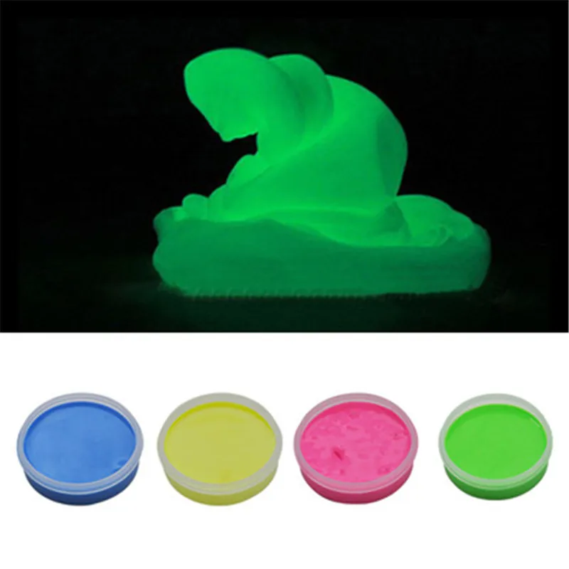 DIY Slime мягкая глина бумага глина светящаяся силикаглина Пластилин принадлежности Slimes пушистый клей обучающая игрушка для детей подарок