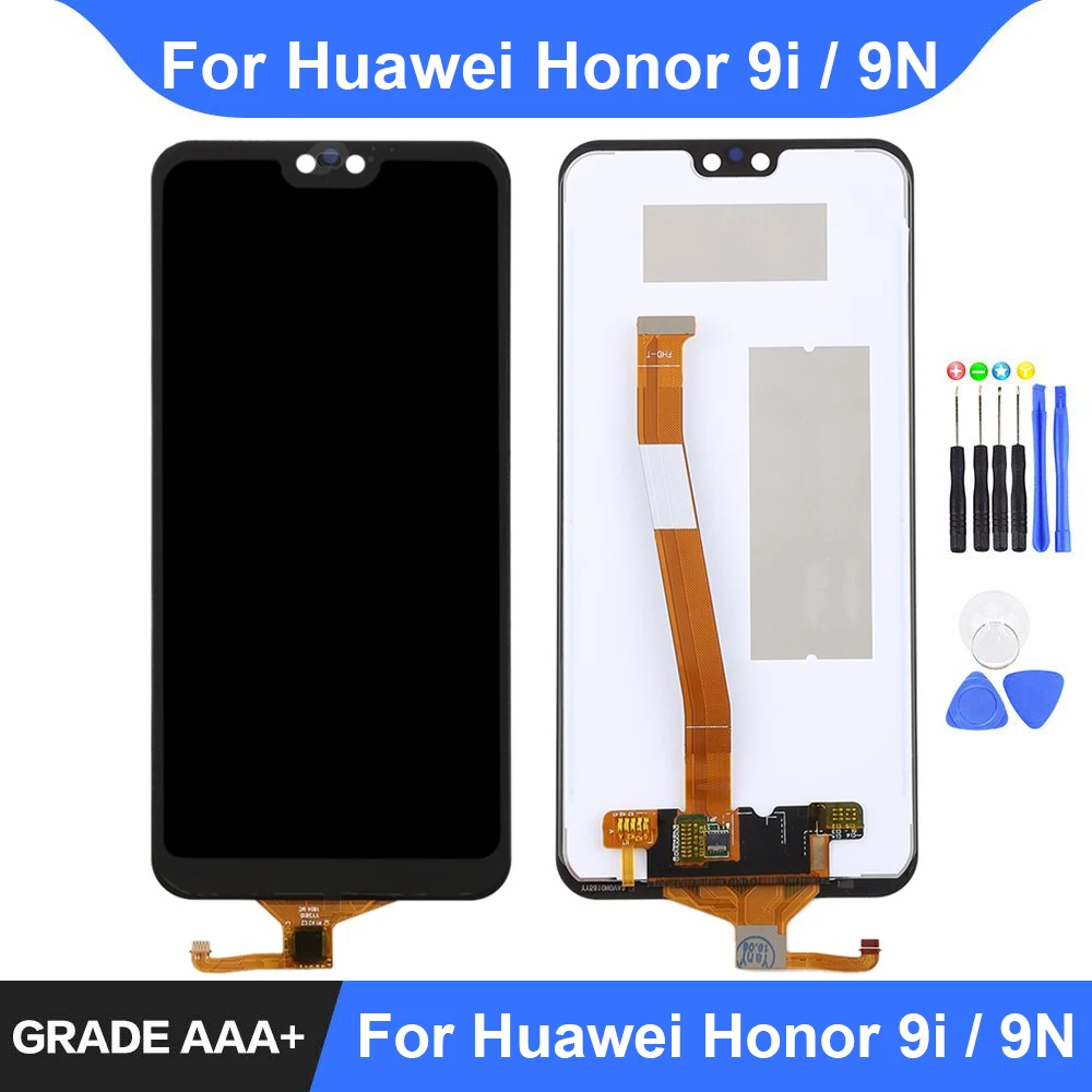

For Huawei Honor 9i Display Touch Screen Digitizer with Frame LCD Assembly Replacement for Huawei Honor 9i 9N LCD Repair Parts