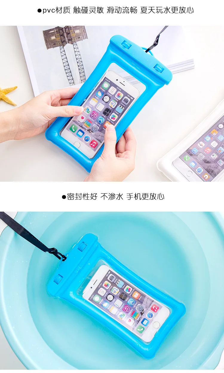 H754 стиль надувной водонепроницаемый чехол для телефона универсальный плавательный Холтер сенсорный экран Дайвинг герметичный прозрачный защитный C