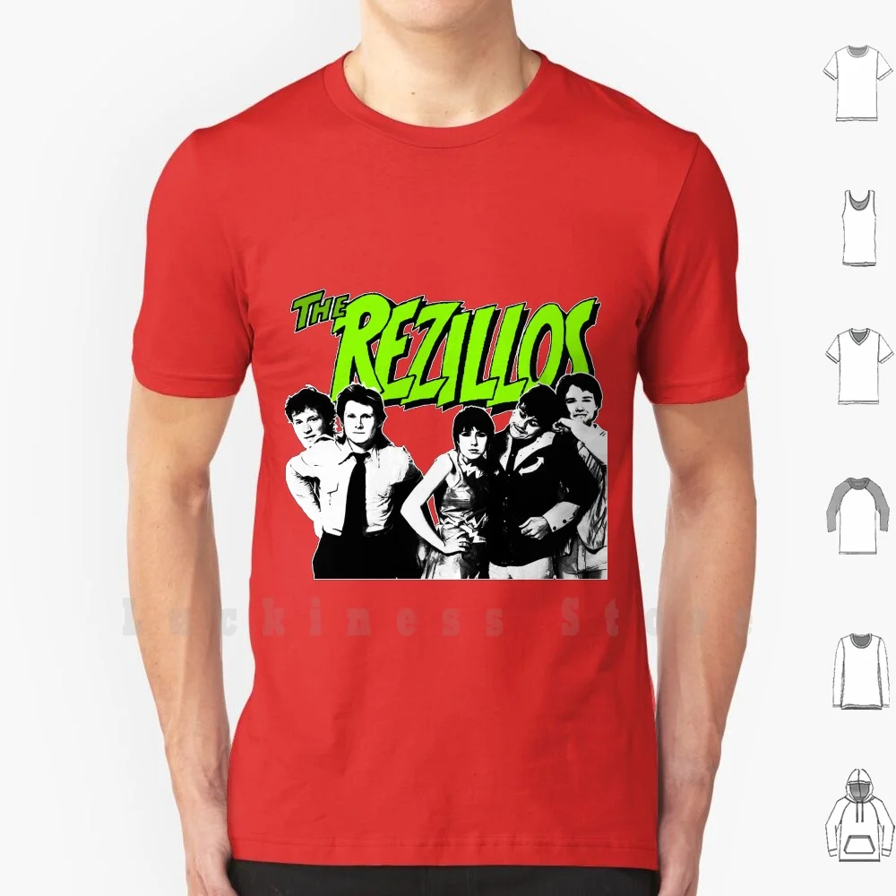 Футболка Rezillos большого размера 100% хлопок панк Лондон Великобритания 1977