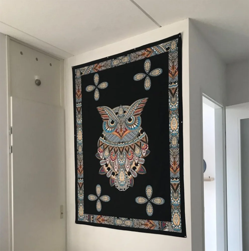 Настенный Гобелен Enipate в индийском богемском стиле с мандалой тотемный гобелен