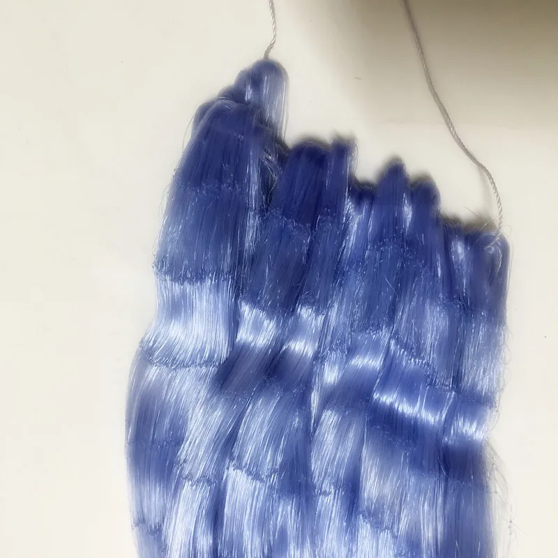 Description Picture 5 of item0.15mm Thickness Semi Finished Product Fishing Net Gill Net Monofilament Nylon Network Fishing Gear Reservoir Fish Net Supplies