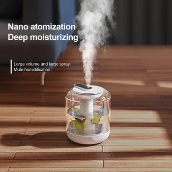 

1000ML Air Humidifier Aroma Essential Oil Diffuser Air Purifying Humificador With LED Night Light Mist Maker Can Add Petal Lemon