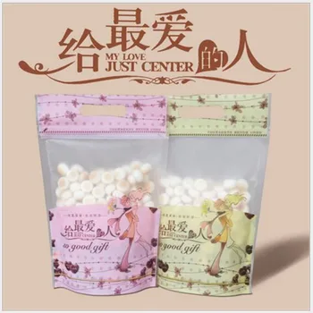 

Candy packed Bags Cookies ziplock bag bags of dried fruit nuts snack food bags favorite people 50PCS 15CM*23.5CM