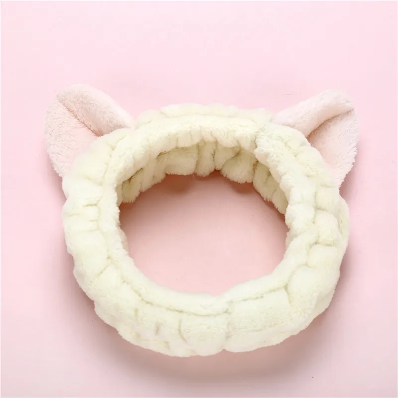 Cheap Cat Ear Headband Make Up Elastic Headband Hair Accessories Casual Street Girls Washing Face Multifunctional Headwear