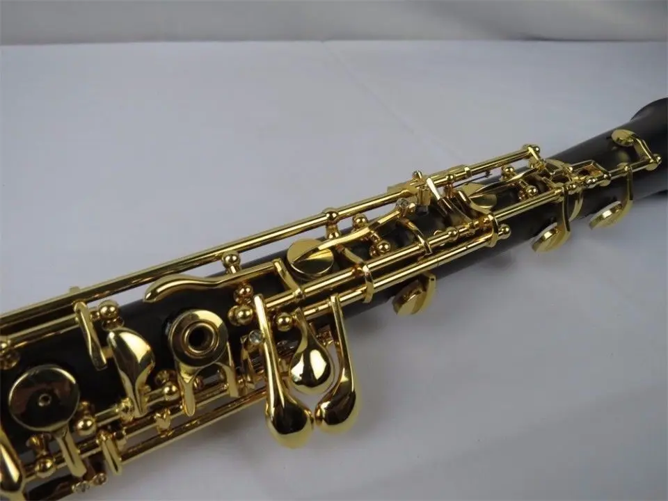 Great Professional ebony concert full-automatic oboe,gold-plating C key