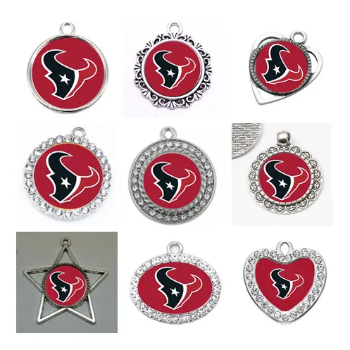 Подвеска с изображением футбольного спорта хьюстона и команды регби Texans