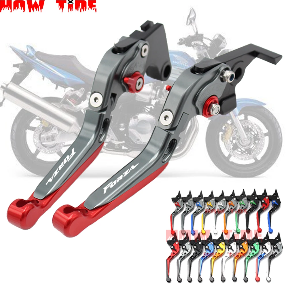 Для Honda FORZA 300 125 250 2010- регулируемые складные расширительные тормозные рычаги сцепления Рукоятка аксессуары для мотоциклов