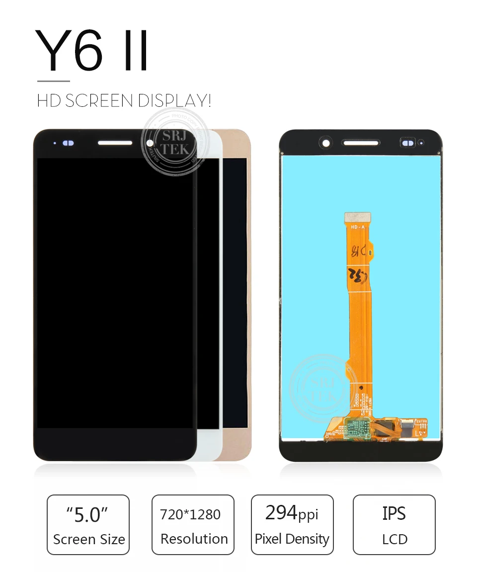 Протестированный " для huawei Honor 5A Y6 II ЖК-дисплей кодирующий преобразователь сенсорного экрана в сборе компактный LYO-L01 LYO-L21 ЖК-стекло с рамкой