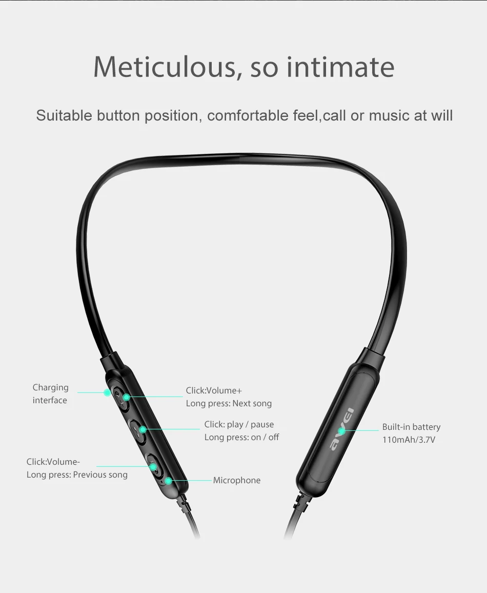 Bluetooth наушники G20BL Bluetooth наушники двойной драйвер гарнитура Беспроводные спортивные наушники Бас Звук для мобильного телефона