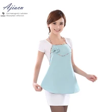 Ajiacn Подлинная защита от электромагнитного излучения металлический волоконный фартук EMF защита от излучения одежда для беременных