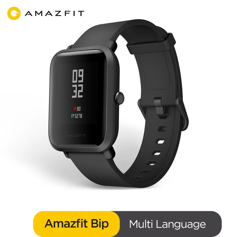 Оригинальный Amazfit Bip Смарт часы Bluetooth GPS 45 дней Время работы от аккумулятора