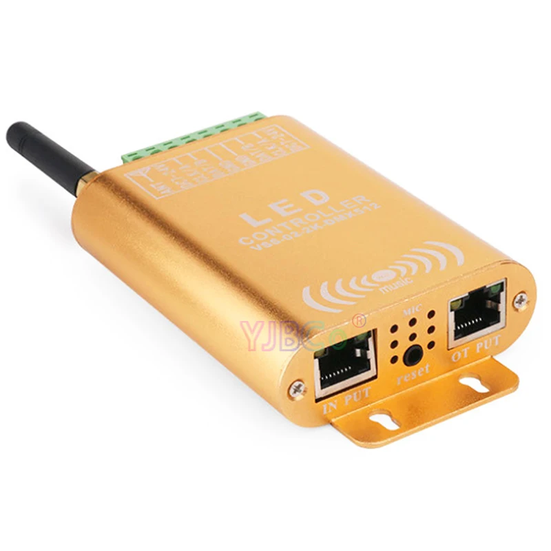 Led SPI Wifi connection controller;2048 pixel LED digital addressable controller;dream color strip light controller with micphon