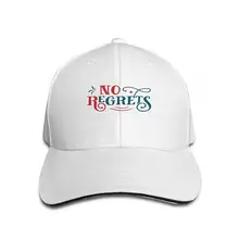 Унисекс стиль Strapback шляпа бейсбольная Кепка не жалеем забавная Цитата рисованная винтажная печатная сумка плакаты не жалеем забавная цитата