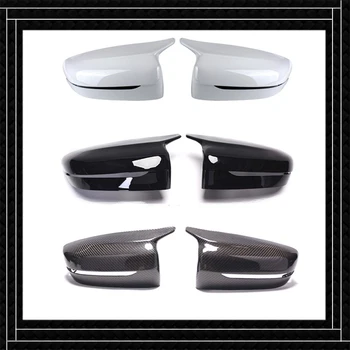 

1 Pair Left Hand Drive Rearview Mirror caps Carbon/ Abs For 5 7 Series G30 G38 G11 G12 2017 2018 2019