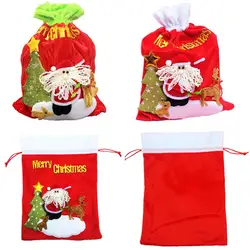 1 шт. рождественские изделия Рождественский подарок сумка подарок Санта-Клауса подарочные сумки