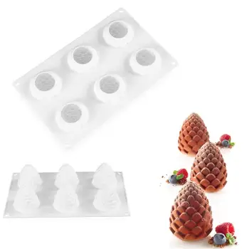 

Silicone Pine Cones Cake Mold Mould Chocolate Sugar Bread Cookie Baking