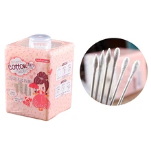 

200Pcs Pointed Handy Cotton Swabs Women Health Make Up Q Tip Cotton Wabs Cosmetic Beauty Swabs Ear Clean