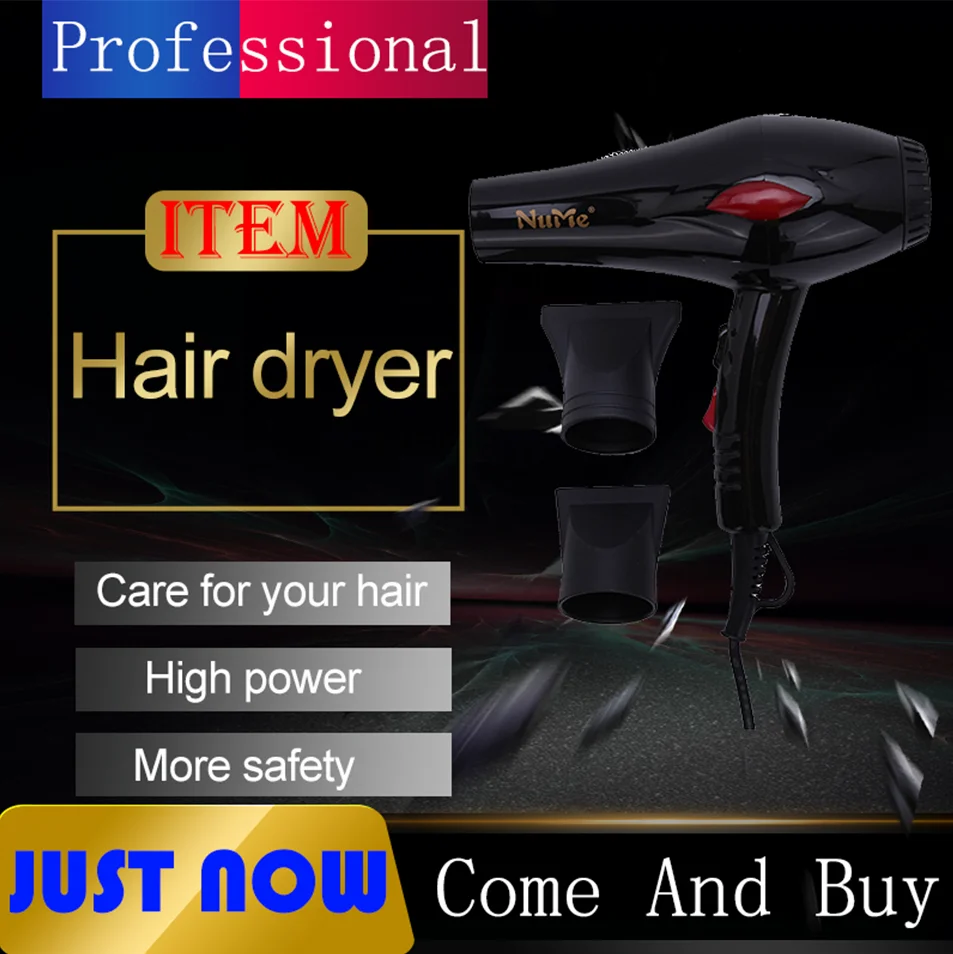

Professional 2000W Hair Dryer Strong Power Blow Dryer Hairdressing Barber Salon Tools Negative Ionic Hair Styling Tool Household