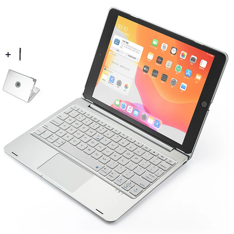Для iPad 10 2 &quot2019 сенсорная панель с подсветкой беспроводной Bluetooth чехол-клавиатура