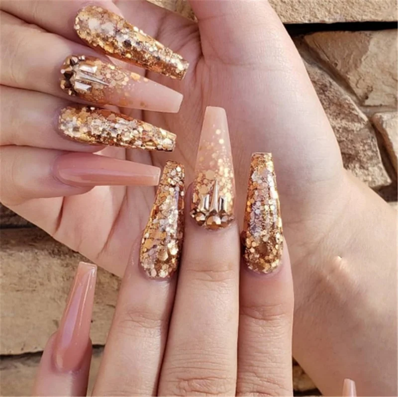 6 шт./компл. Блестящая серебряная блестящая черная пудра для дизайна ногтей