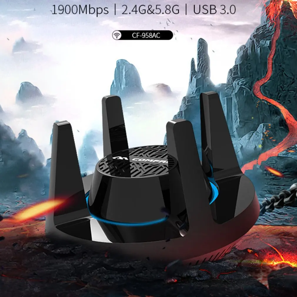 1900M 2,4G 5G гигабитная беспроводная карта AC Двухдиапазонная сетевая карта AP WiFi удлинитель USB3.0 сетевой адаптер карта