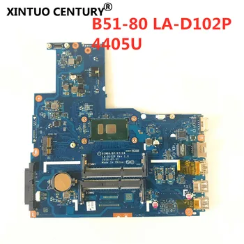 

For Lenovo B51 80 B51-80 Notebook motherboard BIWB6/B7/E7/E8 LA-D102P Laptop motherboard with CPU 4405U DDR3 100% tested working