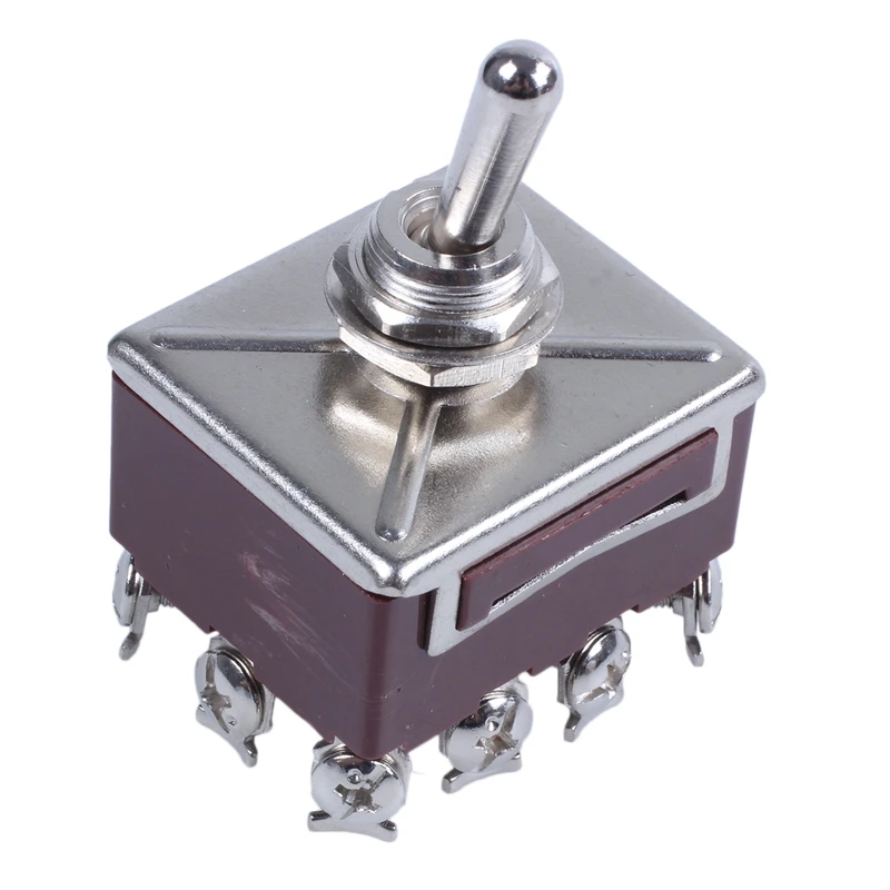 AC 380V 10A ВКЛ./ВЫКЛ./вкл. 3 положения 12 Pin запирающий переключатель 4PDT