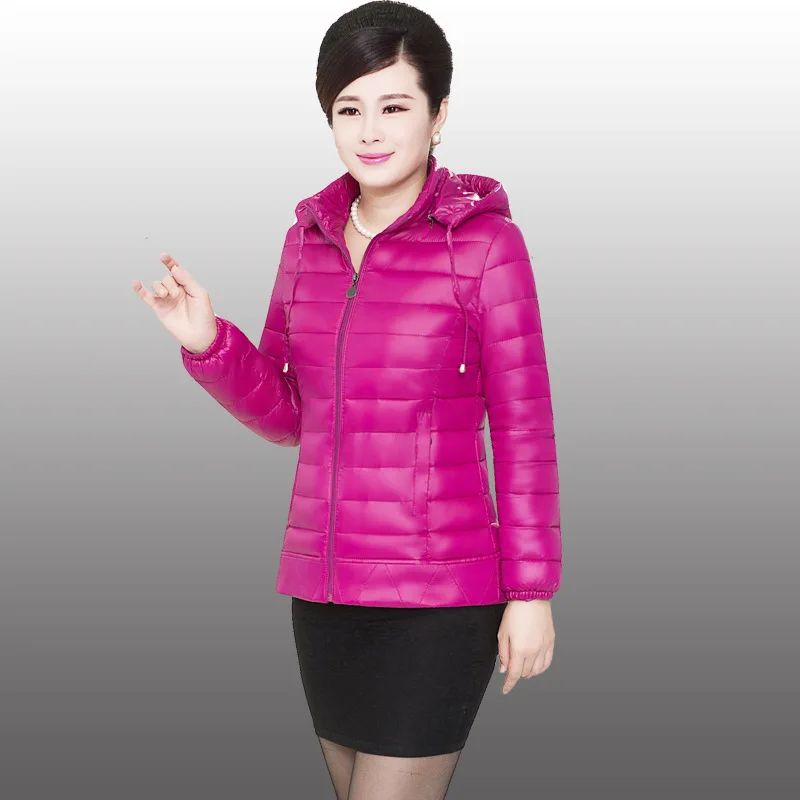 

Middle-aged Women Dress Winter Casual Cotton-padded Clothes Women's New Style Middle-aged Short Plus-sized Cotton Coat Middle-ag