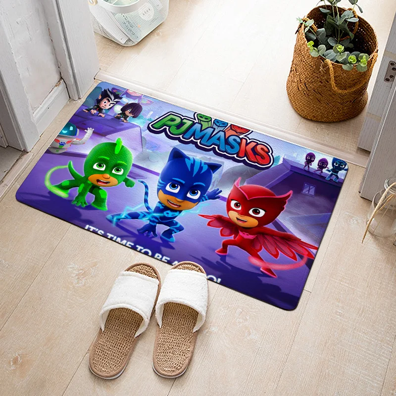 40*60 см Pj Маски мультфильм фигура водопоглощающий ковер Catboy Owlette Gekko ковры для дома гостиная игрушки для детей подарок