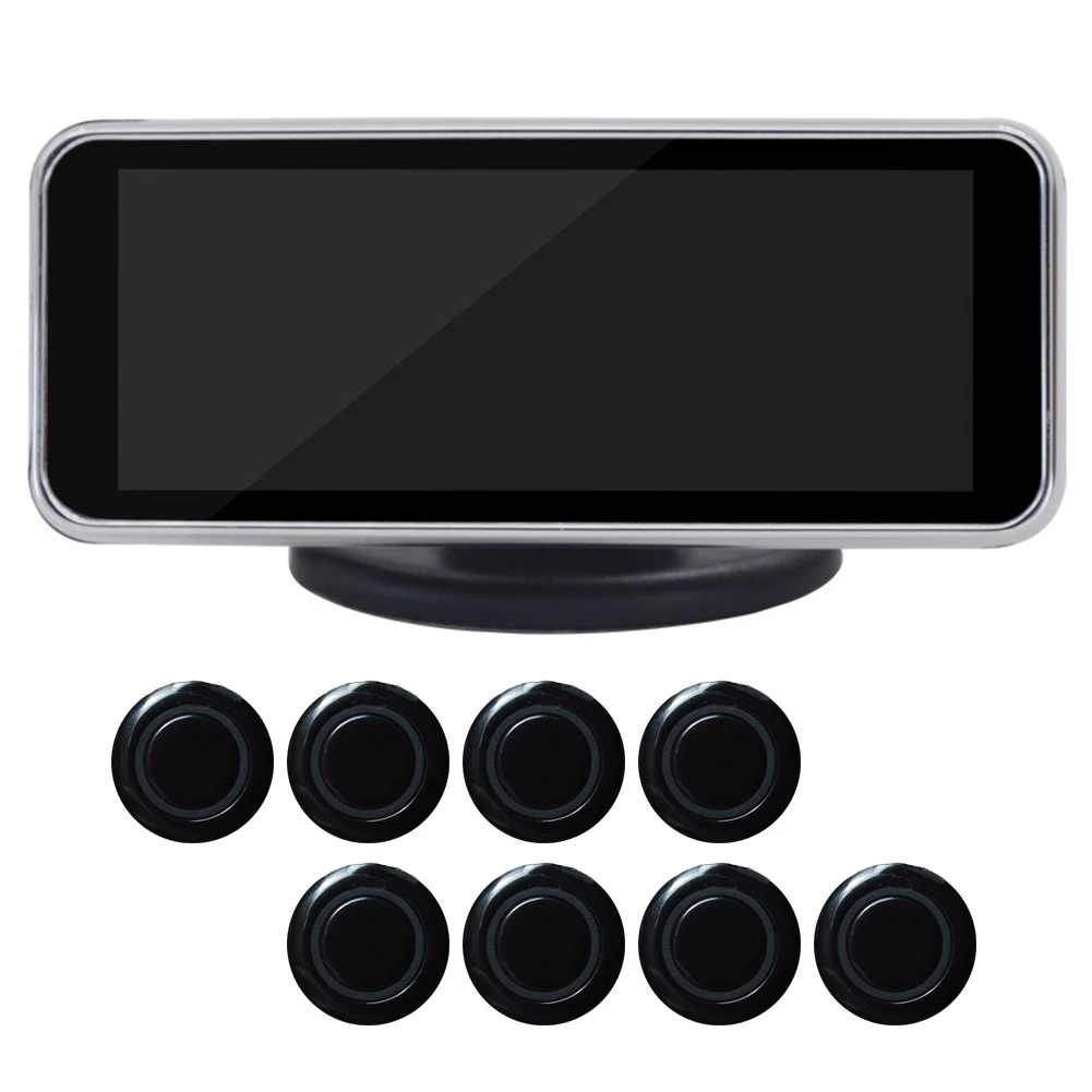 

Parking Sensor Kit Buzzer Car Parktronic Backup With Probe Intelligent Voice Safety Reversing Radar Visual LCD Digital Dual Core