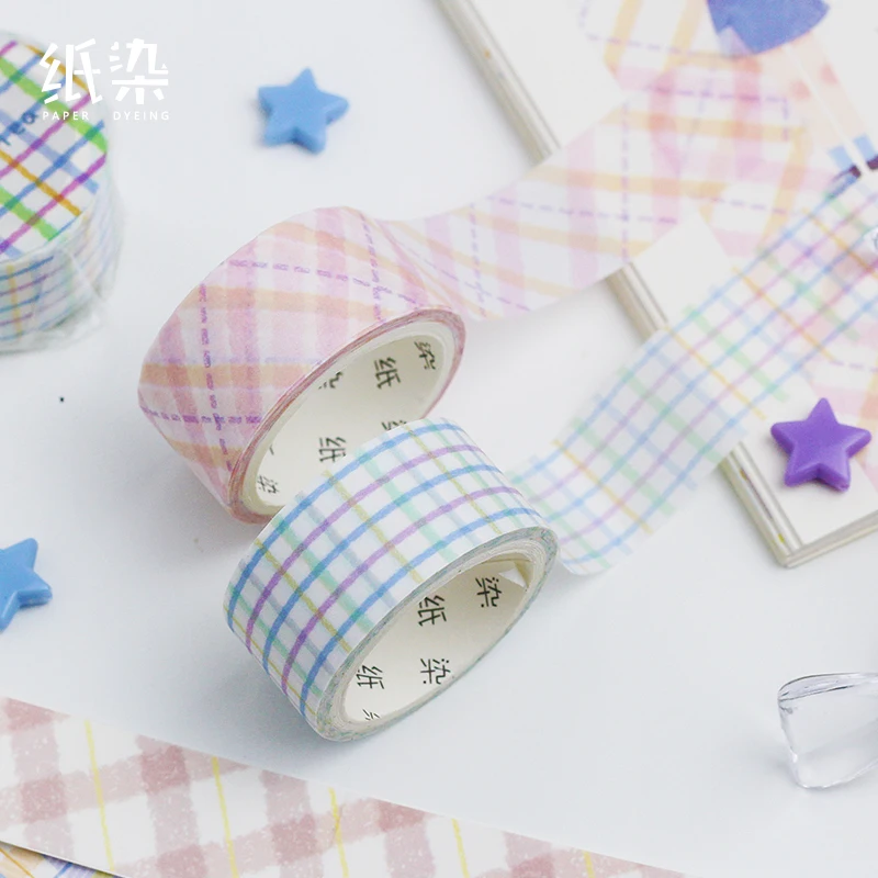 Kawaii сетка серия декоративная наклейка журнал васи клейкая лента Diy Скрапбукинг наклейка этикетка маскирующая Ремесленная лента