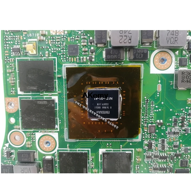 UX550VD материнская плата для ноутбука ASUS UX550VD UX550V UX550VE PROUX550 материнская плата GTX 1050/4GB i7-7700HQ 16GB ram