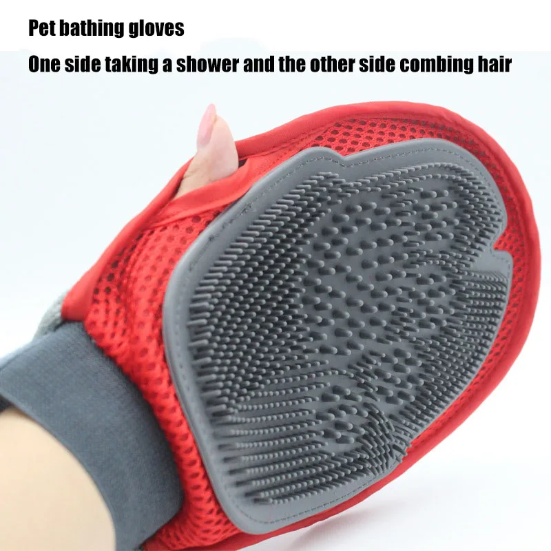 Уход за домашними животными Перчатки Для Кошек Кисть Расческа Deshedding для Волос