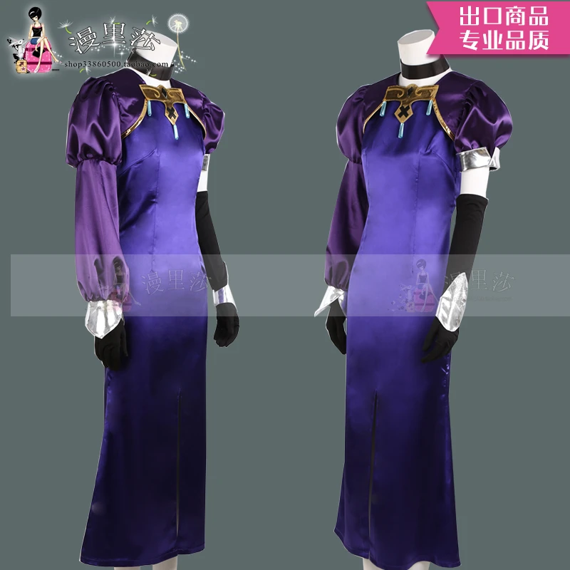 Anime Hot Game Fate Grand Order FGO Medea Revised Version Dress Cosplay Costume Halloween Suit Purple H