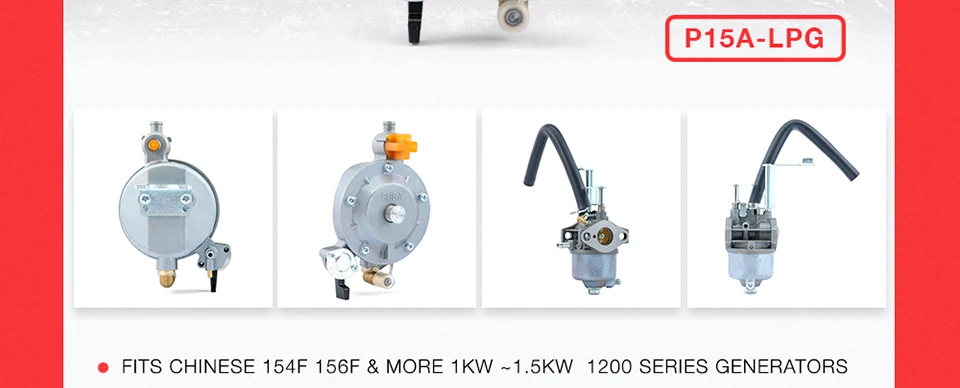 Manual Carburador Kit Assy, Huayi, GT241, 154F
