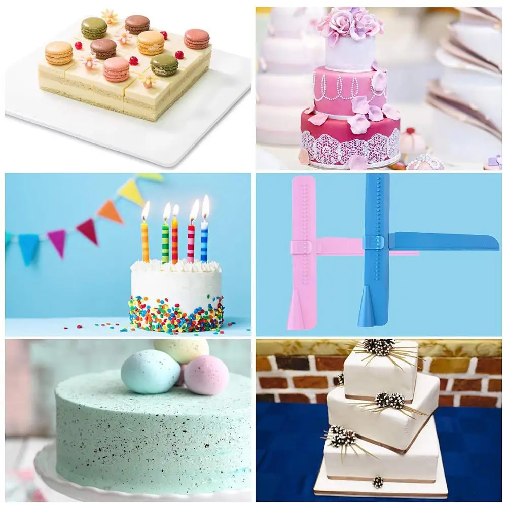 Cake Scraper Smoother Adjustable Fondant Spatulas Cake Edge Smoother Cream Decorating DIY Bakeware Tableware Kitchen Cake Tool Cake Scraper Smoother Adjustable Fondant Spatulas Cake Edge Smoother Cream Decorating DIY Bakeware Tableware Kitchen Cake Tool