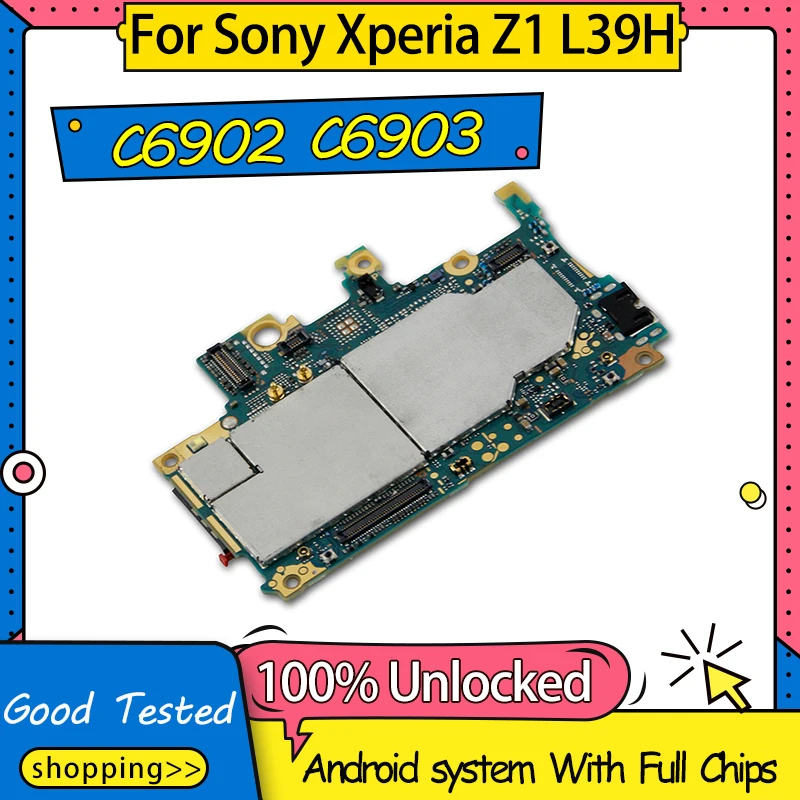 Материнская плата хорошего качества 100% рабочая материнская для Sony Xperia Z1 L39H C6902 C6903