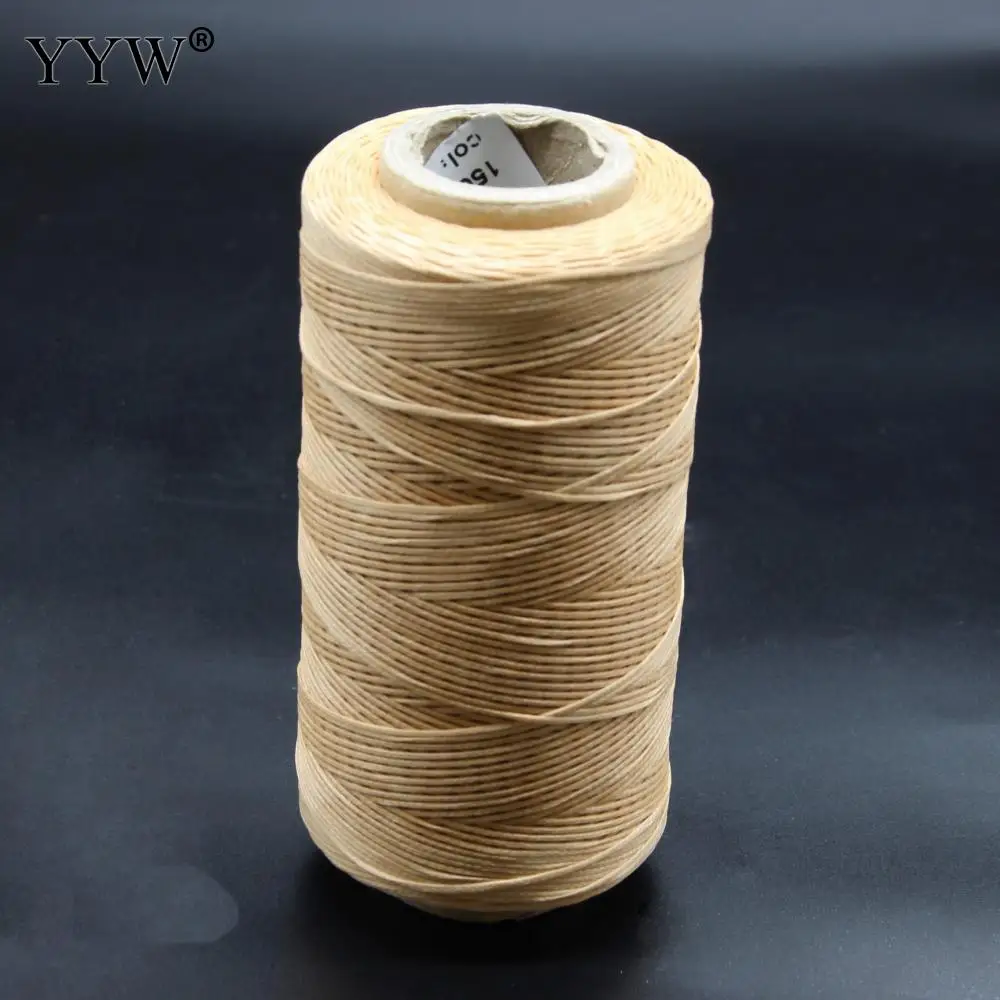 50m/Lot 0.8mm waxed Polyester Cord Needlework Beads Spool String Kumihimo Diy Bracelet Jewelry Findings Rope Component 22 Colors - Цвет: 14