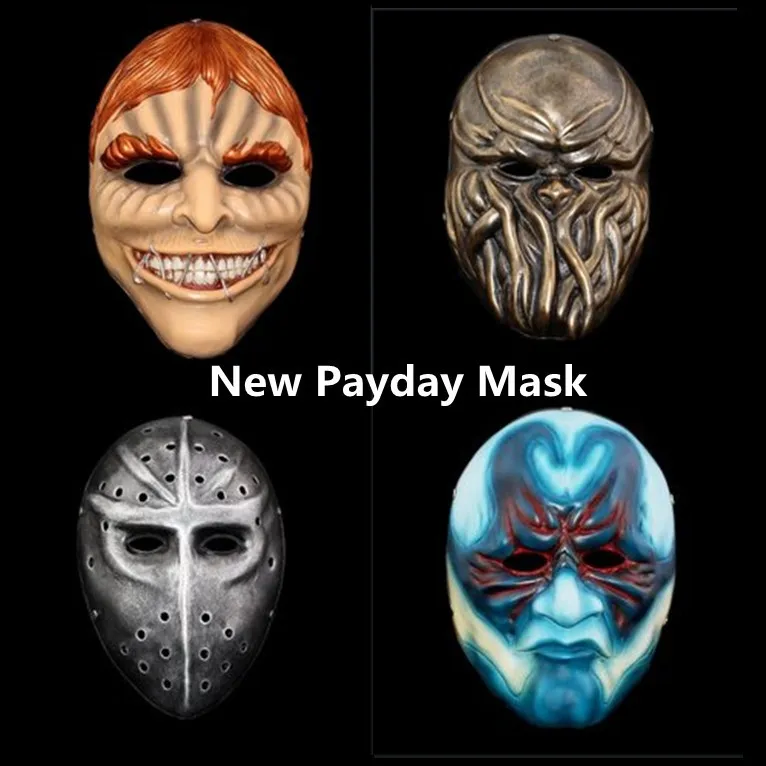 Harvest day Mask Harvestday costum PAYDAY 2 Party Masks Cosplay resin mask Fancy halloween party cosplay larp role | Дом и сад