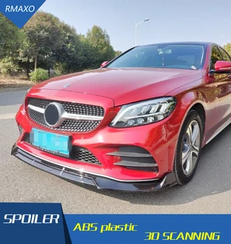 

For Mercedes-Benz W205 front Bumper Diffuser Bumpers Protector For Benz C-Class C200 C180 Body kit bumper Before Rear lipspoiler