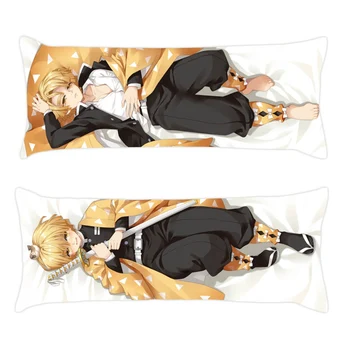 

Anime Demon Slayer: Kimetsu No Yaiba Agatsuma Zenitsu Pillow Cover Hugging Body Pillowcase Otaku Male BL Dakimakura Pillow Case