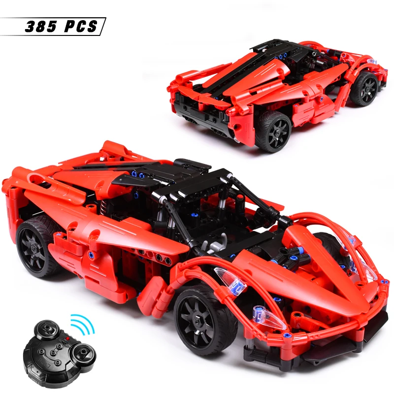 Новейшая Классическая Строительная игрушка серии Technic блоки гоночный Радиоуправляемый автомобиль модель строительные блоки Наборы кубиков дистанционное управление спортивные Машинки Игрушки