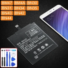 Bateria do Xiaomi Redmi 3 3S 3X 4 4A 4X 5 5A 5 Plus Pro Prime baterii BM47 BM4A BN30 BN34 BN35 BN40 BN42 BN44 mld 30 34 35 40 44 tanie tanio KiKiss 2801 mAh-3500 mAh Kompatybilny CN (pochodzenie) BM 47 4A BN 30 34 35 40 42 44 For Xiaomi Redmi 3 3S 3X Xiao mi Hongmi Redmi 4x