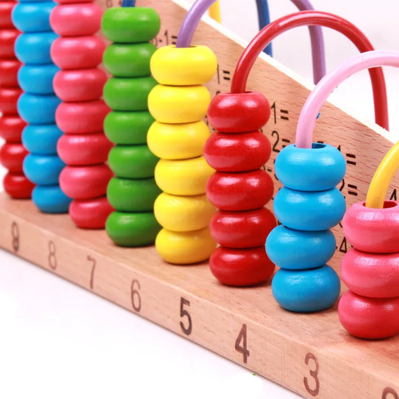 Abacus Вычисление и обучение арифметическое снижение арифметическая стойка обучения Радуга обучающая игрушка